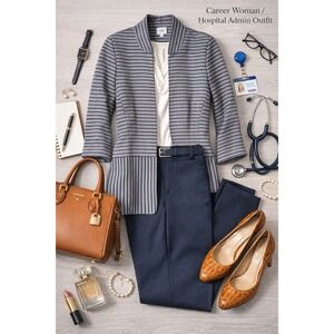 Talbots Tan Croc Embossed Leather Pointed Toe Pumps Heels 9.5AA Narrow Cognac